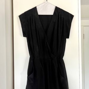 Aritzia Babaton Corbett Romper, Black, Size S